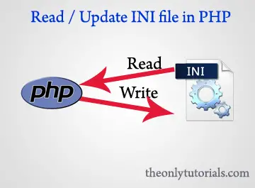 Read and Update Config file (INI File) in PHP