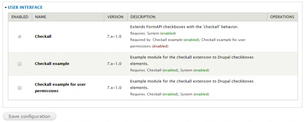 checkall-modules